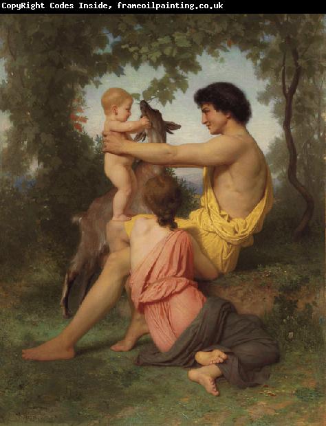 Adolphe William Bouguereau Idyll:Family from Antiquity (nn04)